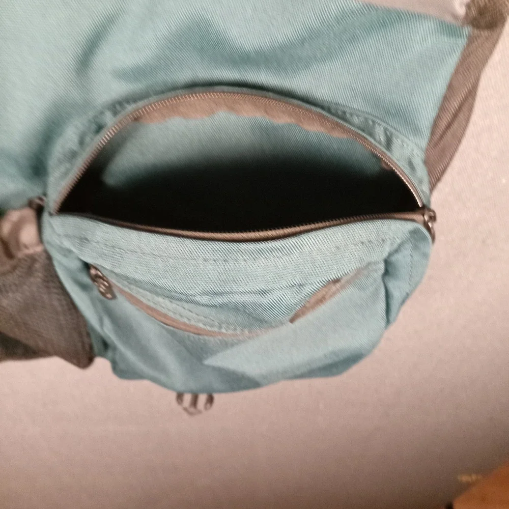 Rick Steves Civita Day Pack Teal Charcoal Travel Backpack Tablet Sleeve Light